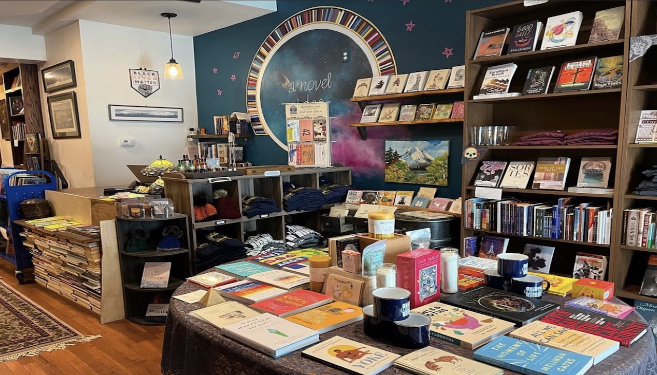 Inside A Novel Idea bookstore on East Passyunk