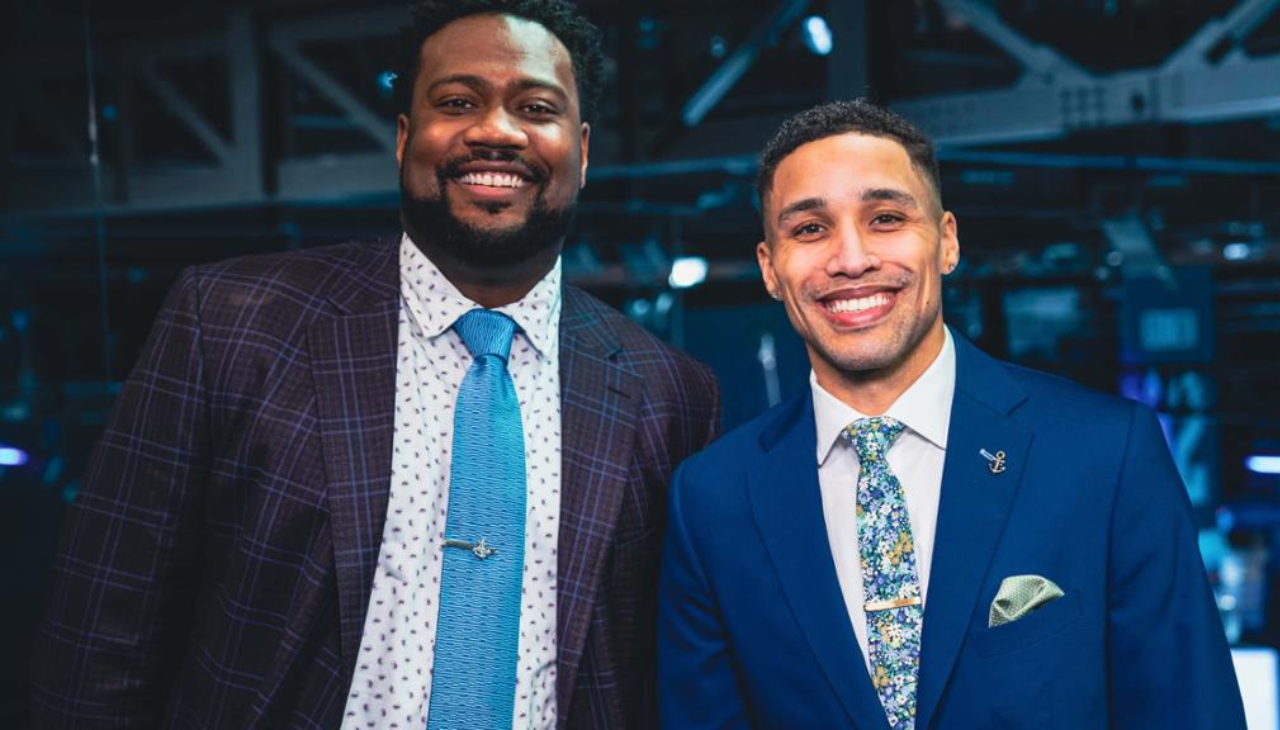 Everett Fitzhugh and J.T. Brown will comprise the NHL's first all-Black broadcast duo. Photo Credit: NHL.com