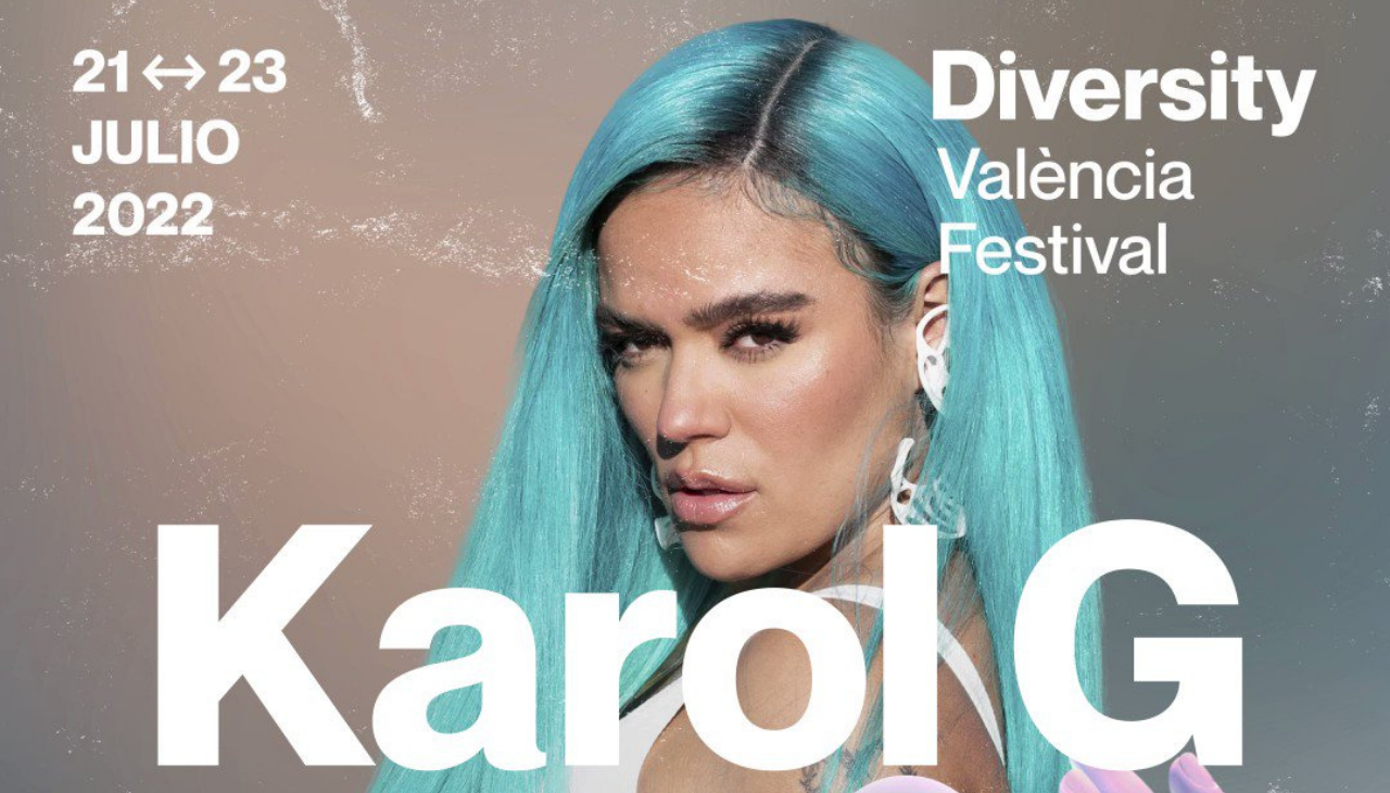 Karol G will have her only concert in Europe during a Diversity Festival. Photo: Diversity València Festival