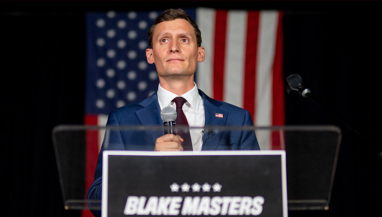 Trump-backed Blake Masters wins the nomination for senate setting a scary field for 2024.