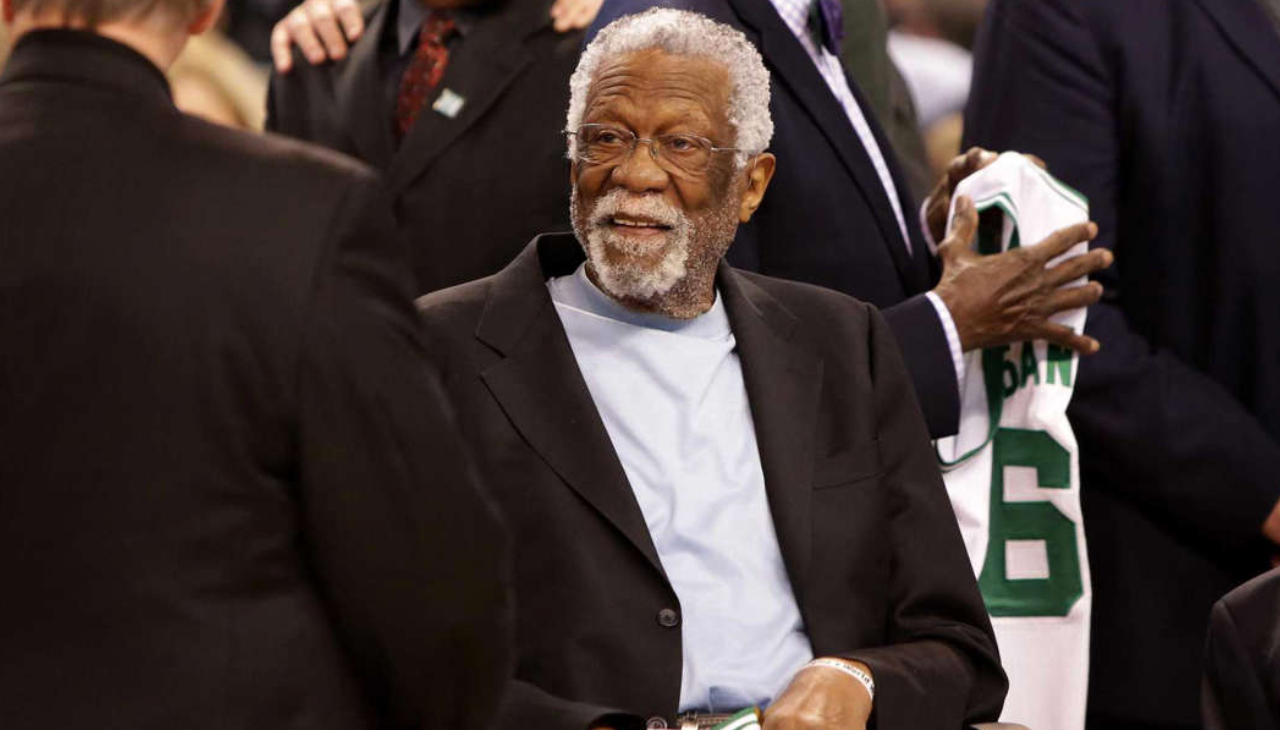 Bill Russell, 11-time NBA champion, will get his No. 6 jersey retired across the league. Photo Credit: Mike Lawrie / Getty Images. 