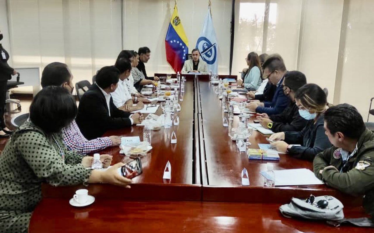 Meeting of members of the Venezuela-Mexico Parliamentary Friendship Group. Twitter of Tarek William Saab.