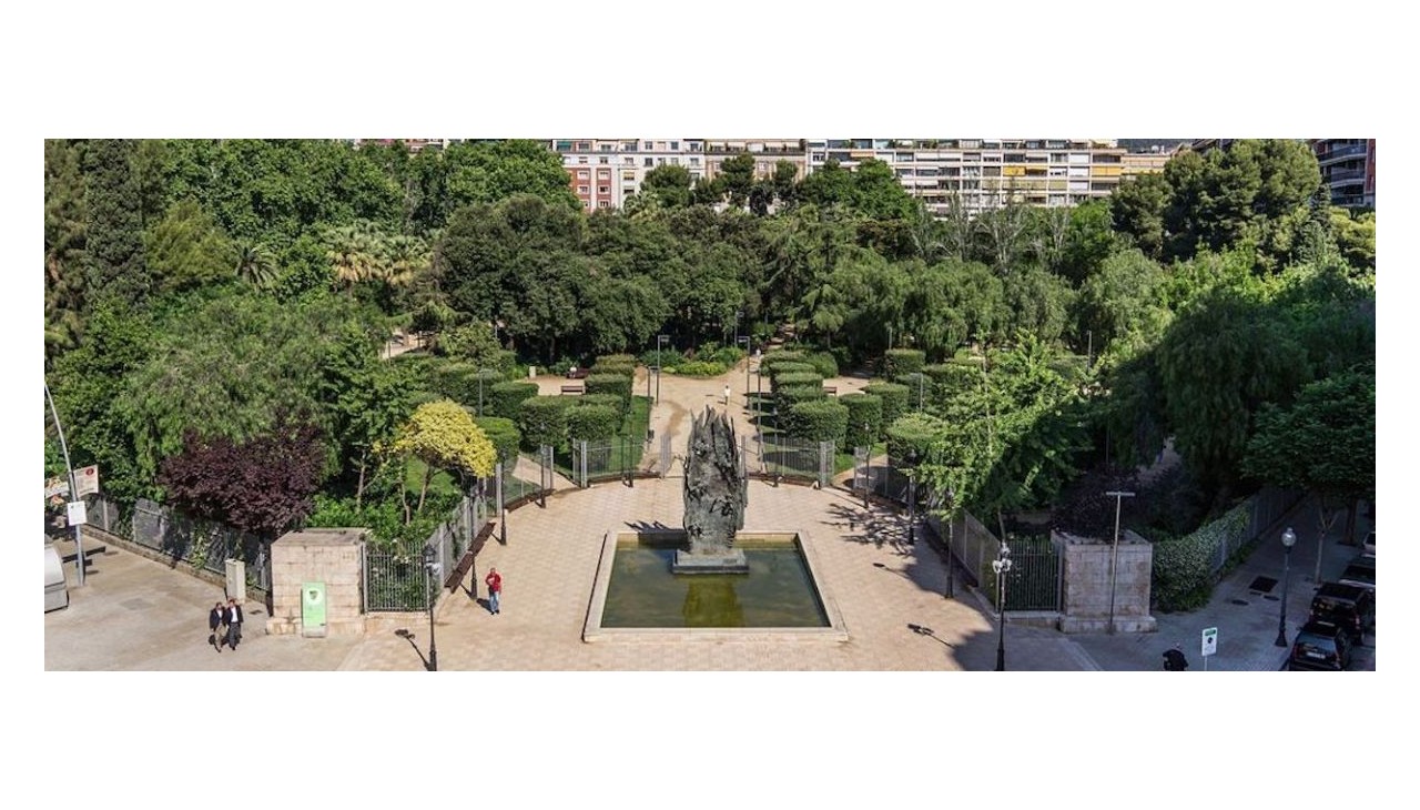 Vista área del Turó Park, Barcelona. Source: Ajuntament de Barcelona