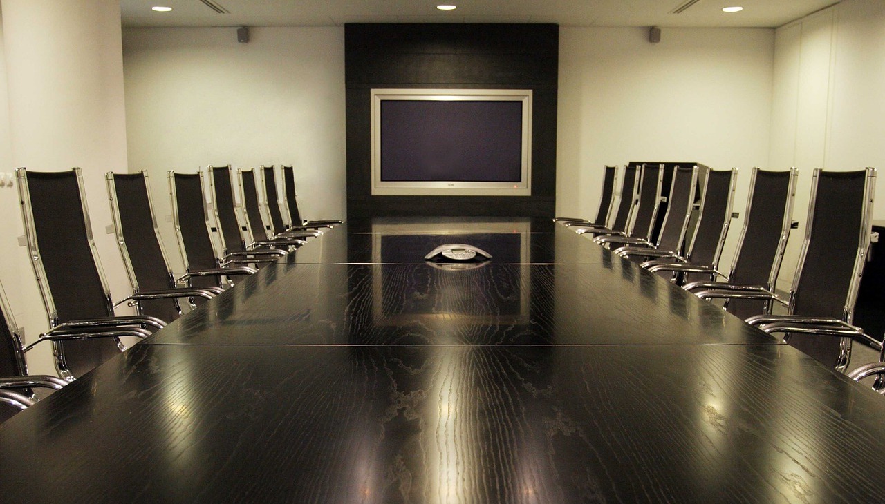 Board of directors meeting room.