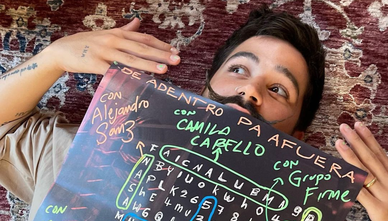 'Adentro pa'fuera' is Camilo's new album that includes collaborations with several artists. Photo: Instagram
