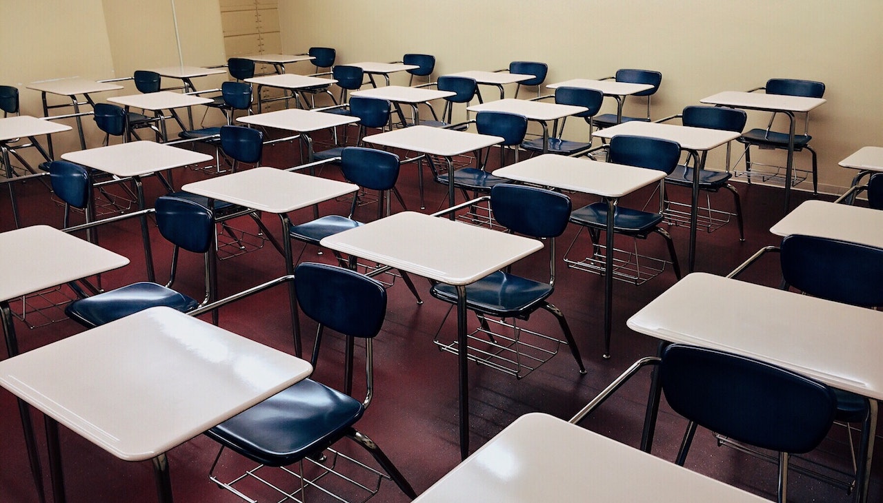 Empty classroom. 