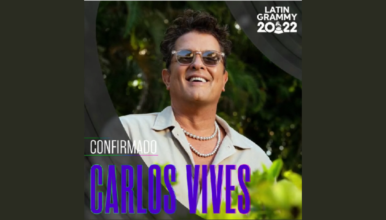 Carlos Vives es uno de los artistas confirmados en la premiación. Foto: Twitter