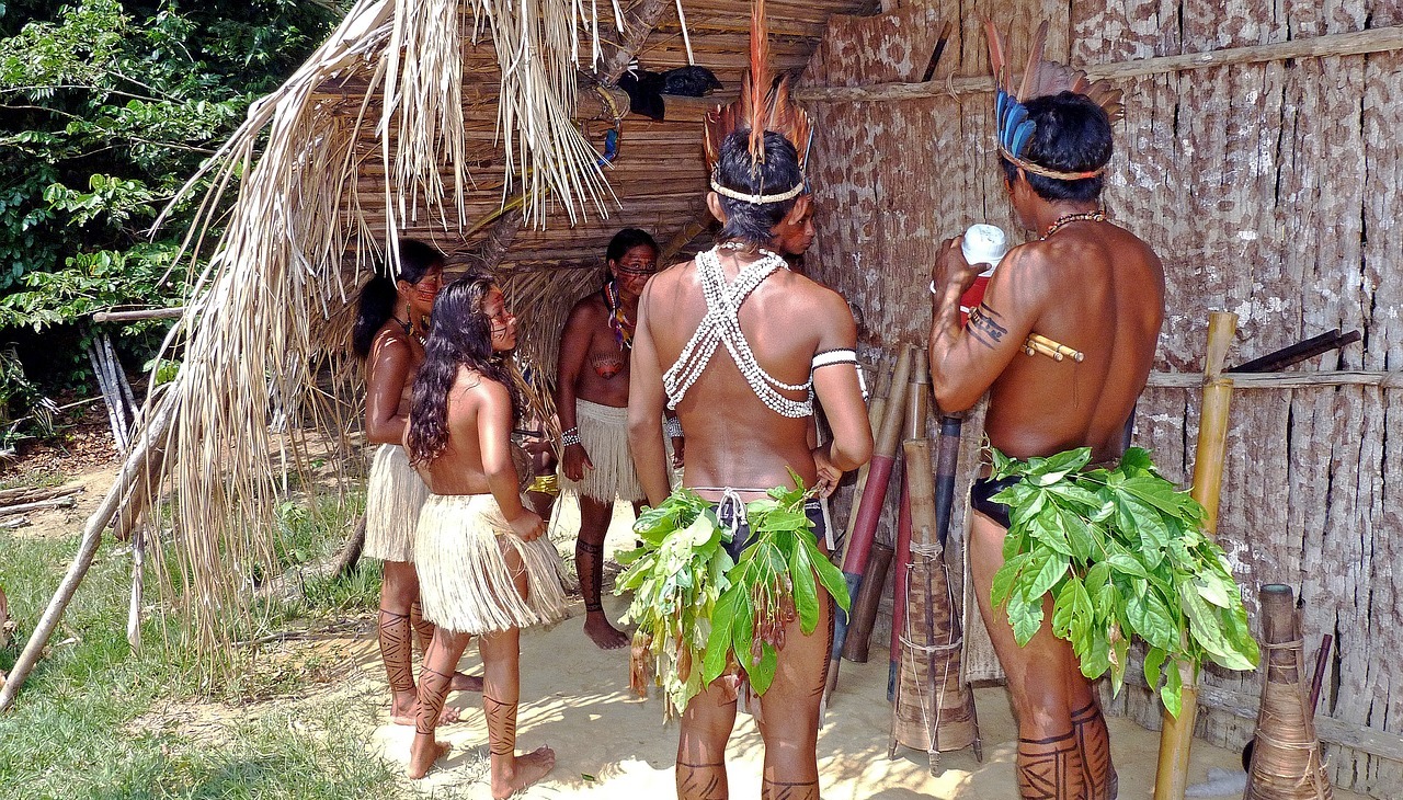Amazon indigenous people.