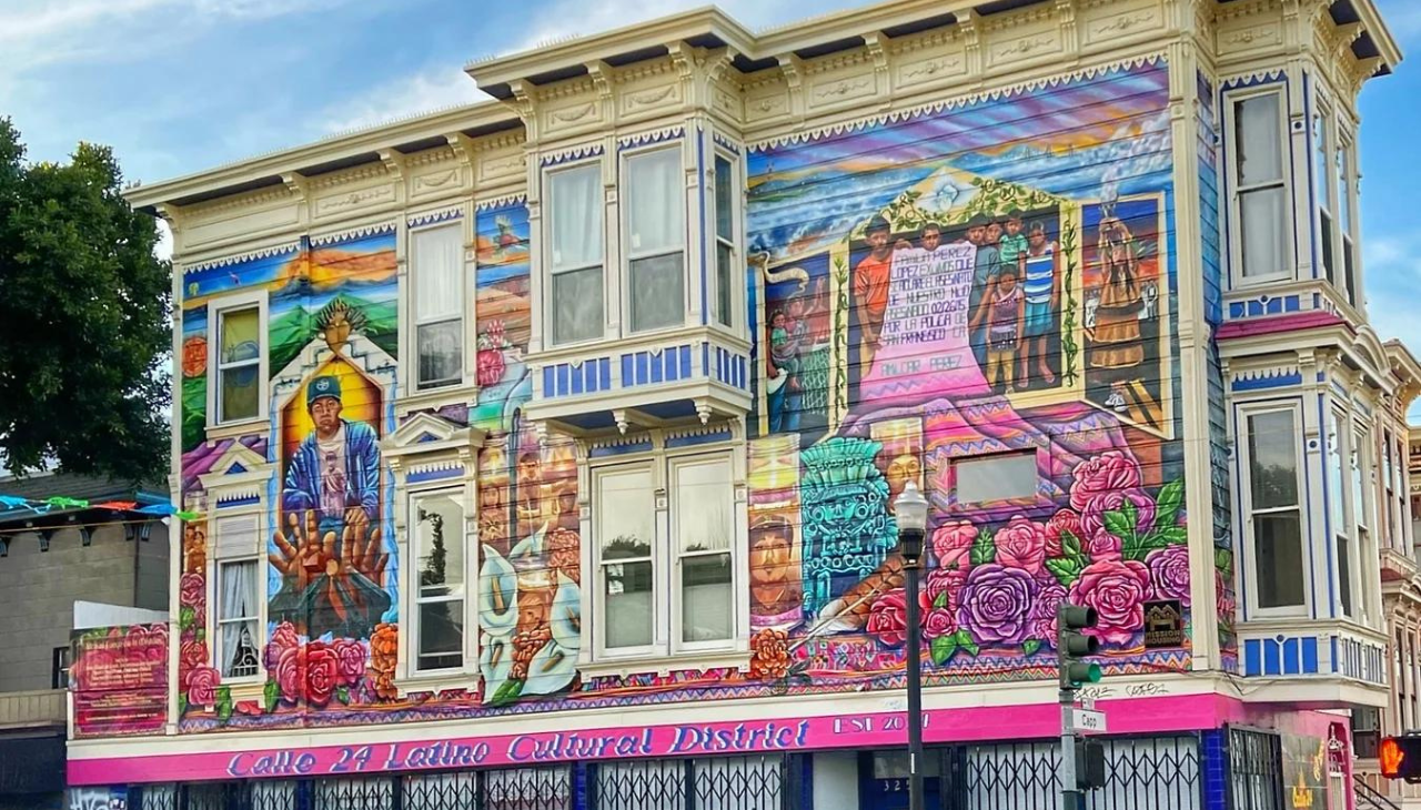 Calle 24 is a space full of Latino businesses in San Francisco. Photo: Calle 24. 