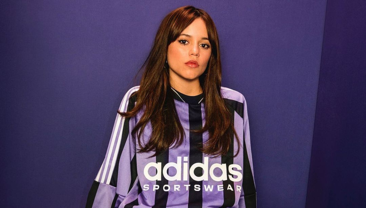 Jenna Ortega wore the new Adidas Sportswear collection. Photo: Instagram AdidasWomen.