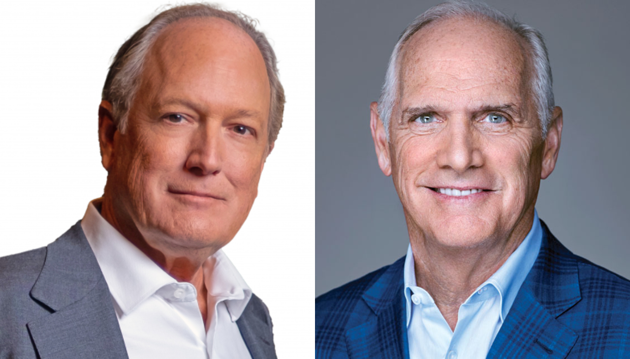 As Dave Scott (left) soon retires, Daniel Hilferty (right) will become the new chairman of Comcast Spectacor and Governor of the Philadelphia Flyers. Courtesy Photos. 