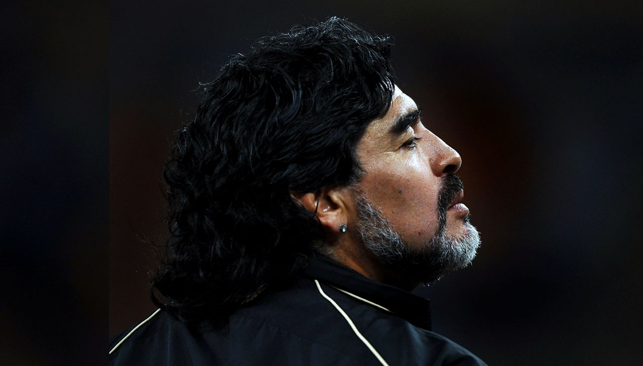 The podcast The Last Days of Maradona was based on more than 4,000 audios exchanged by the former soccer player’s entourage before his death in 2020. Photo: Getty.