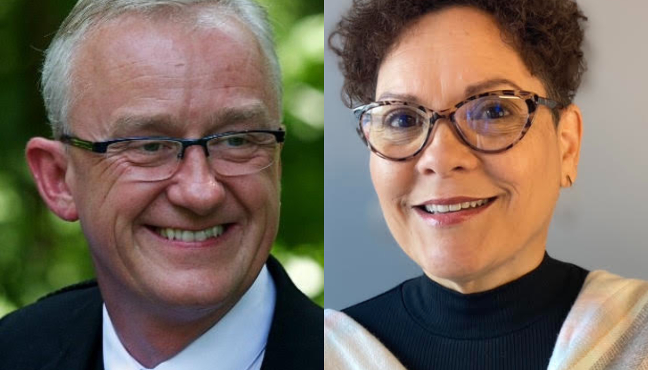 Kevin Burns, Executive Director of Action Wellness, will retire at the end of June and be succeeded Evelyn Torres, Advisor to the Director of DHH. Photos courtesy of Action Wellness 