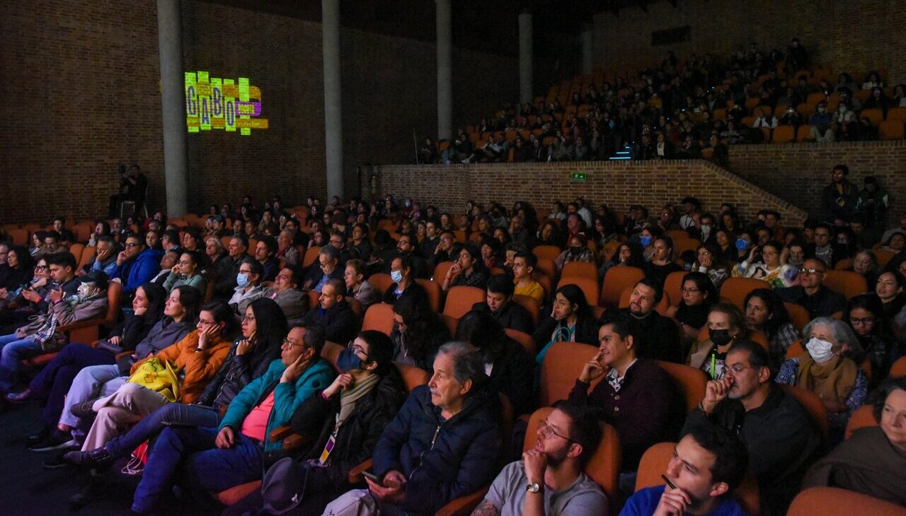 Audience at Festival Gabo in Bogotá, Colombia. 
