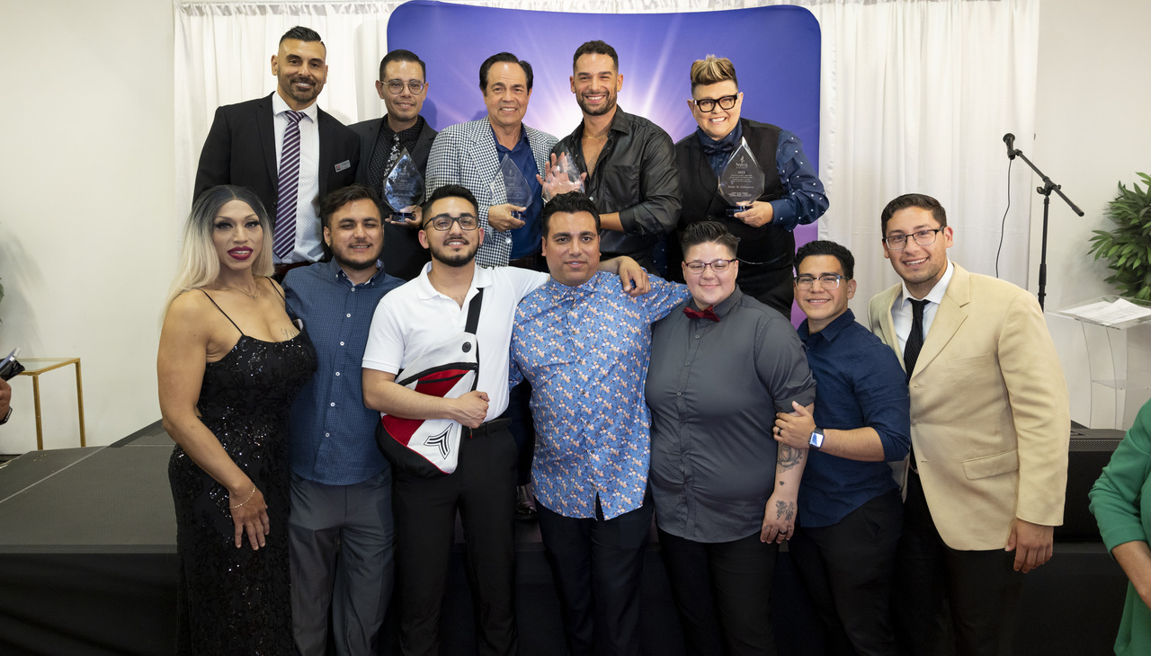 They were honored in Los Angeles during the Eighth Annual Purple Lily Awards