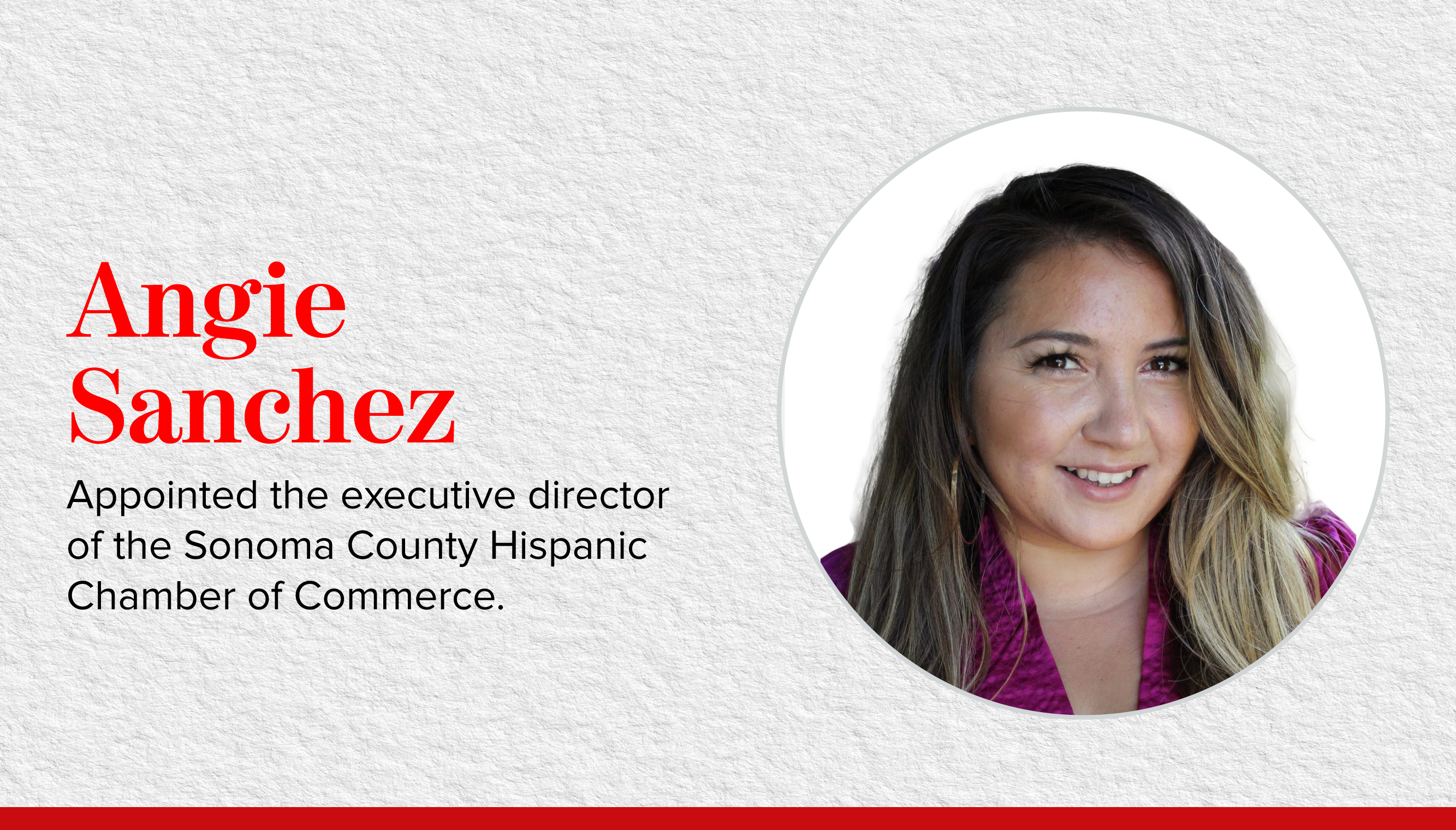 Angie Sanchez becomes the second executive director of the organization. Graphic: Mónica Hernández/AL DÍA News.