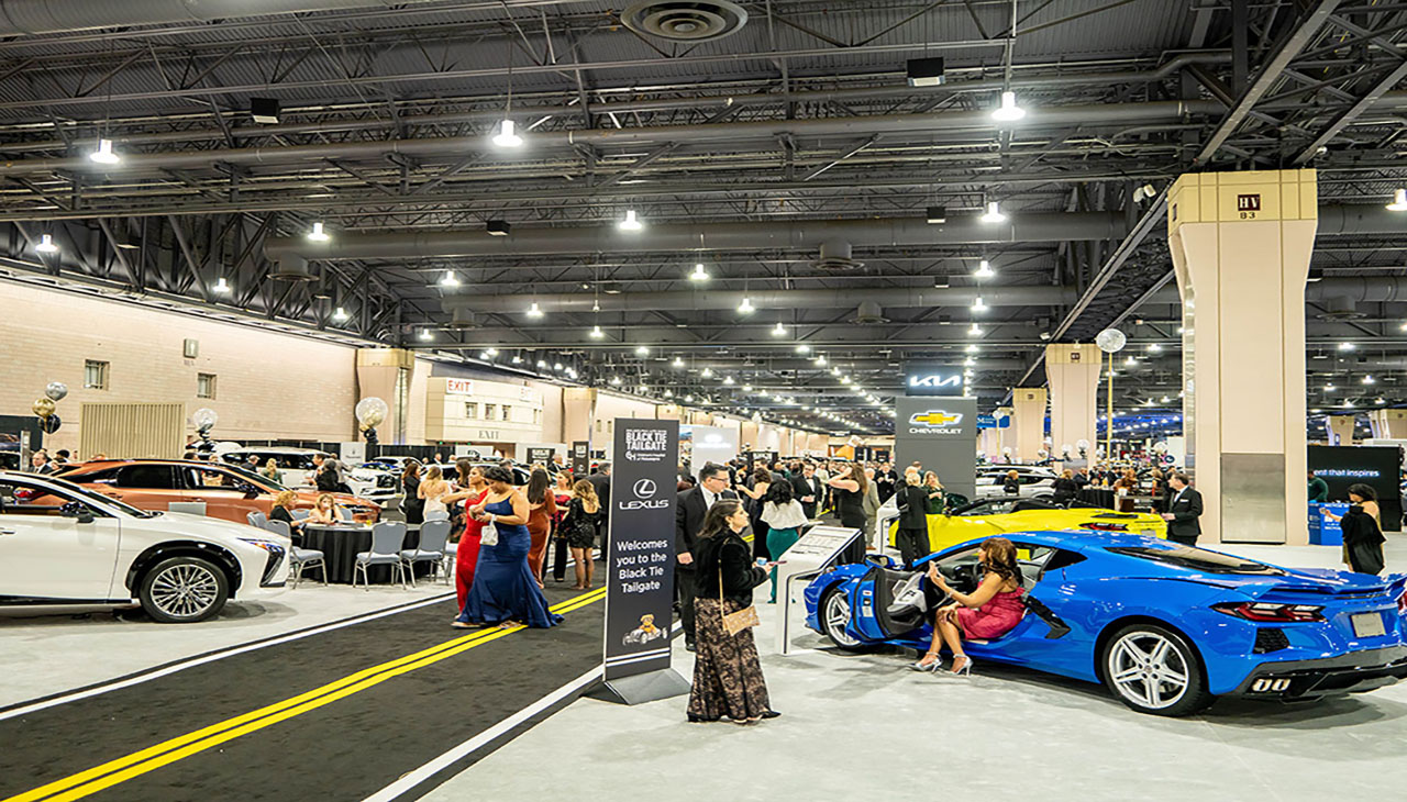 Thousands of people attended the Philadelphia Auto Show's Black Tie Tailgate at the Pennsylvania Convention Center January 12th. Photo: Peter Fitzpatrick/ALDIA News