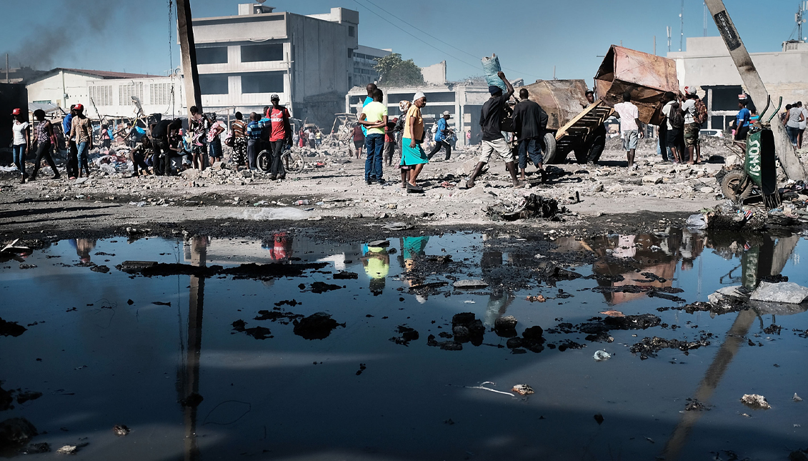 Haiti, the poorest country in the Western Hemisphere, suffers the impact of the earthquake that hit the south of the country last Saturday, causing more than 1,300 deaths and damage to its already deteriorated infrastructure. Getty Images