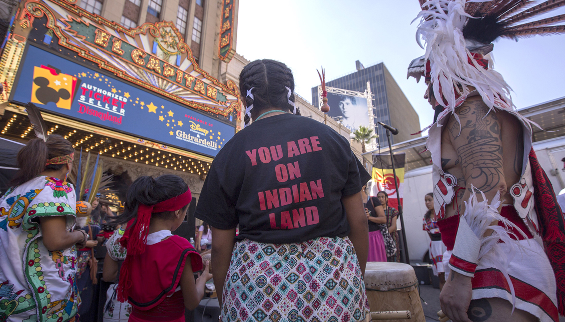 Indigenous People’s day brings back to mind the atrocities Native peoples have had to face, just this year alone. Photo: David McNew/Getty Images 