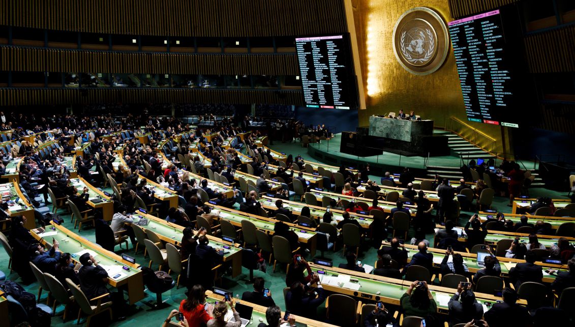 The UN General Assembly demanded this Thursday the US to reverse its decision to recognize Jerusalem as the capital of Israel and to refrain from moving its embassy to the city. EFE / Justin Lane