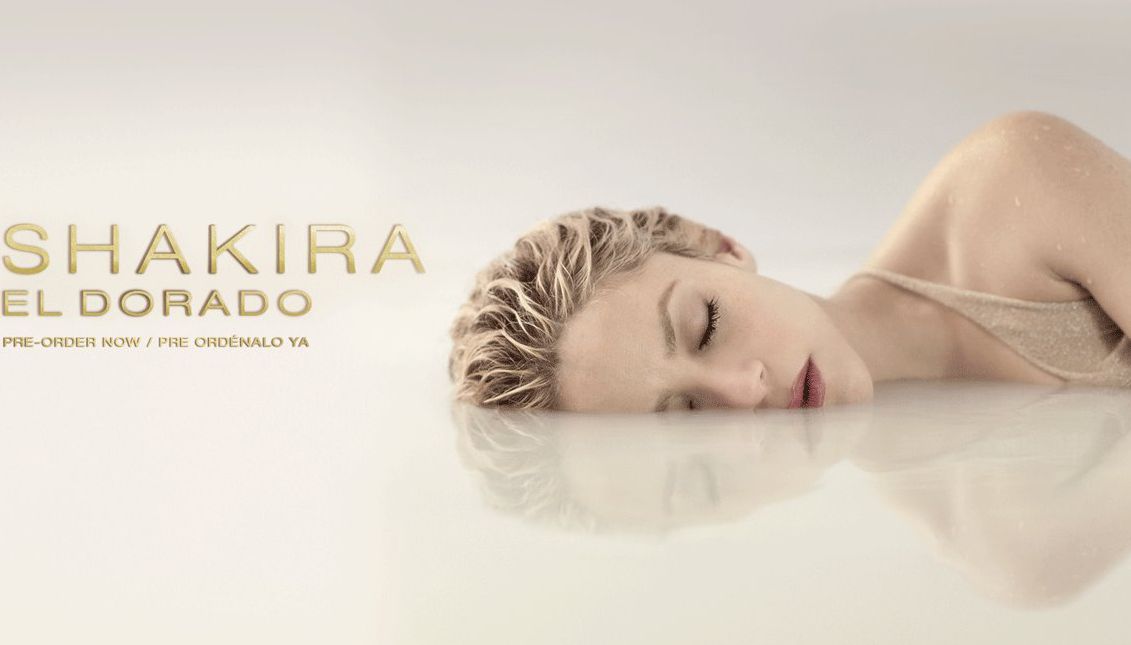 Cover of Shakira's new album El DORADO. 