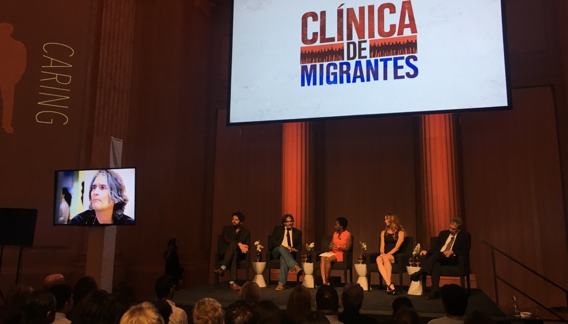 Proyección de Clínica de Migrantes en el Fraklin Institute, documental sobre la experiencia de Puentes de Salud en Filadelfia. Foto: Yesid vargas / AL DÍA News