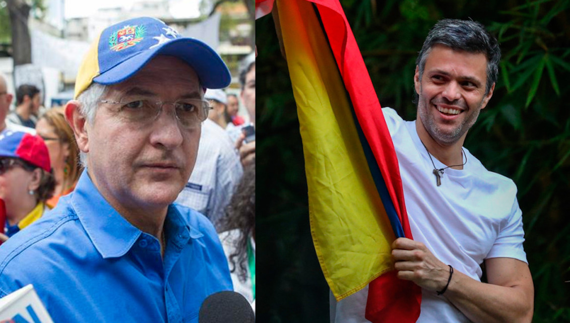 The intelligence police of the Nicolás Maduro regime have forcibly removed Antonio Ledezma and Leopoldo López from their homes. Source: Antena 3.