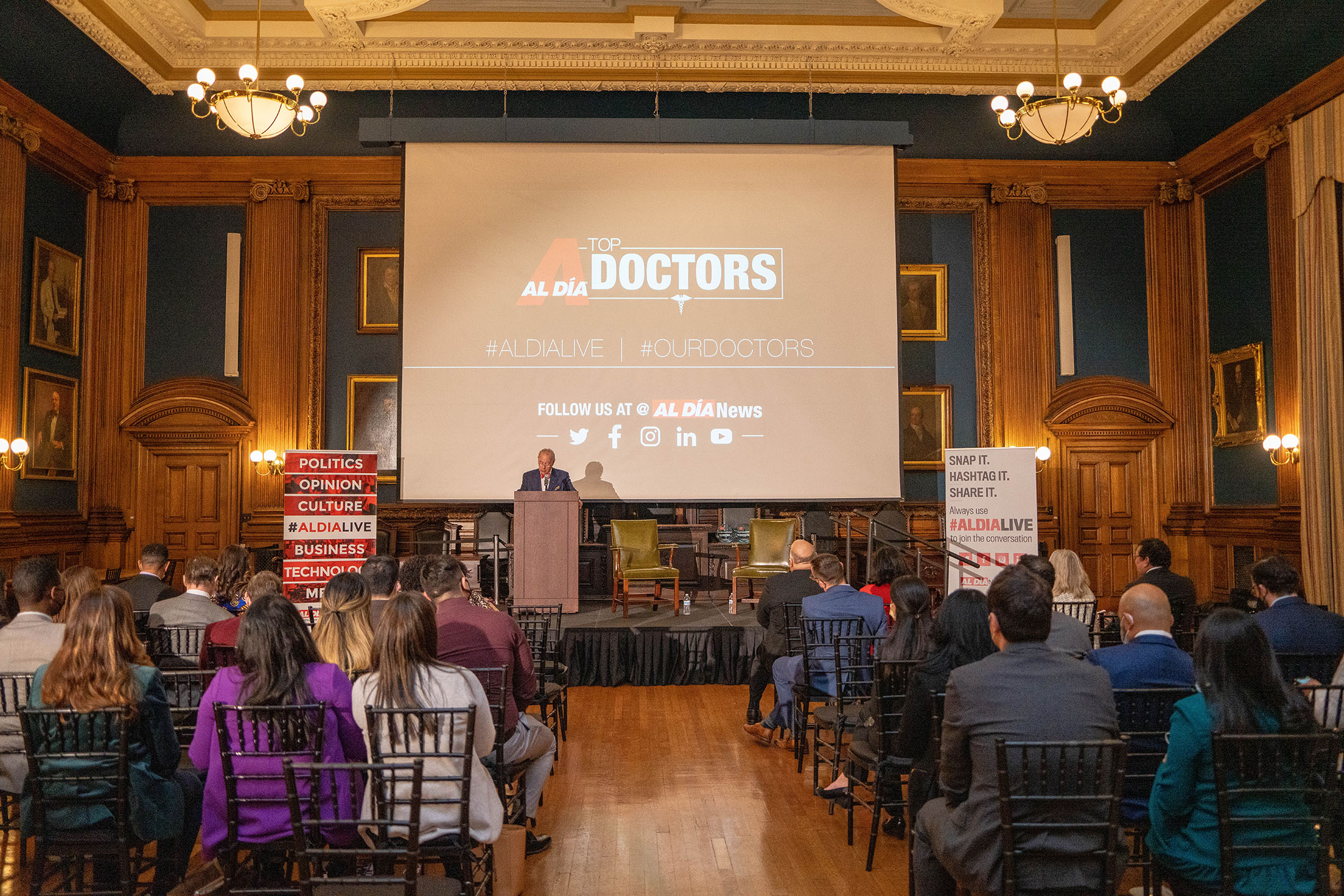 AL DÍA's Top Doctors were awarded for their service and dedication at The College of Physicians of Philadelphia January 26. Photos: Peter Fitzpatrick/AL DIA News