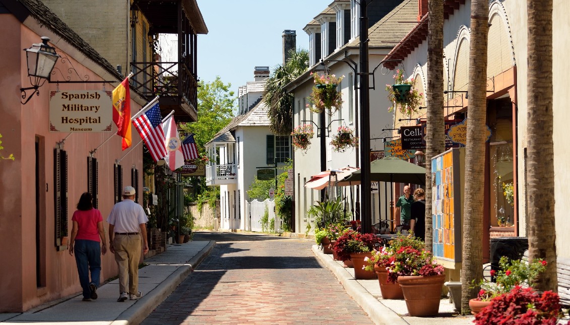 St. Augustine, Florida, the first settlement in the US. Photo: Pixabay