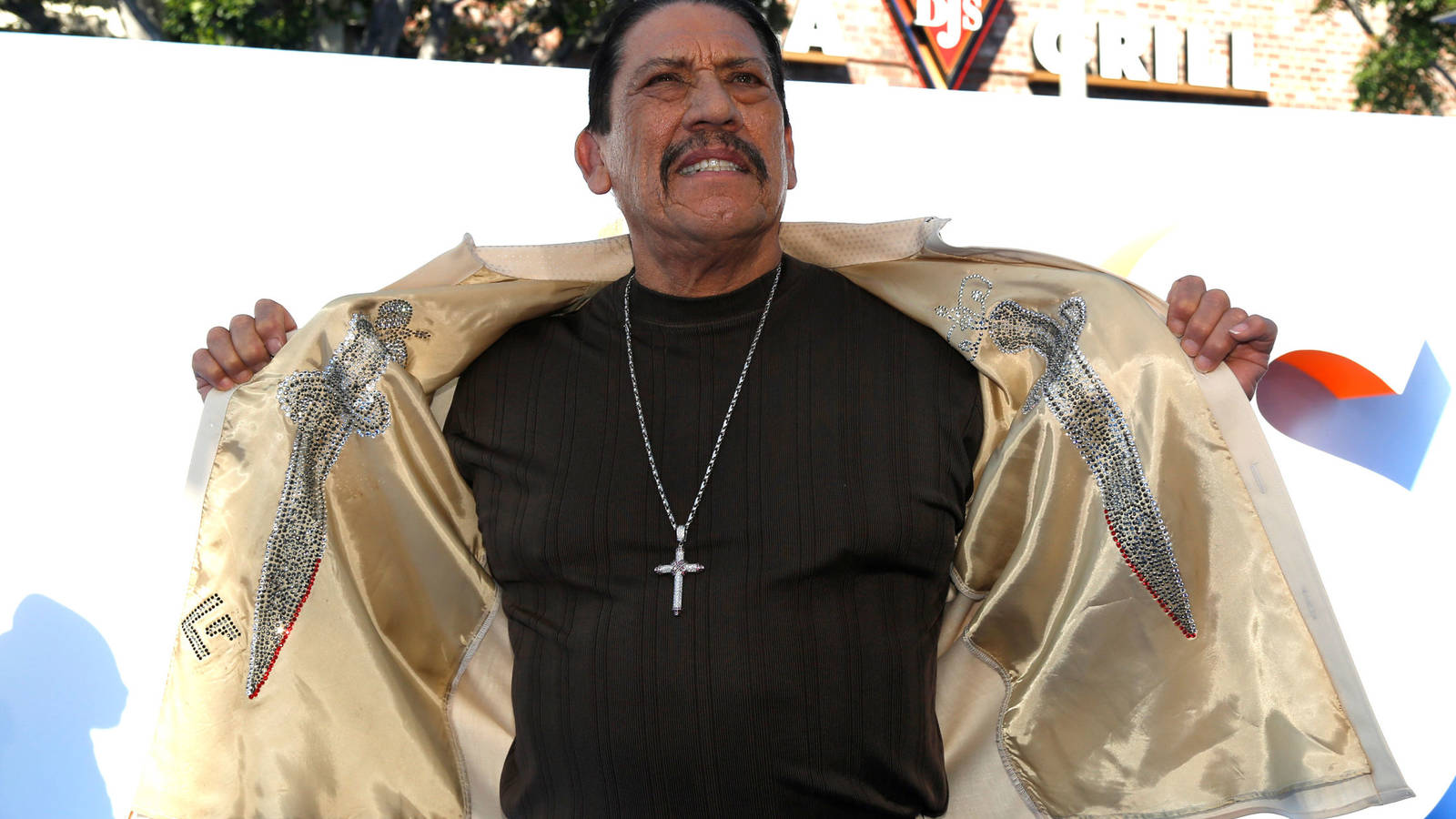 Danny Trejo at the premiere of one of his films (Reuters)