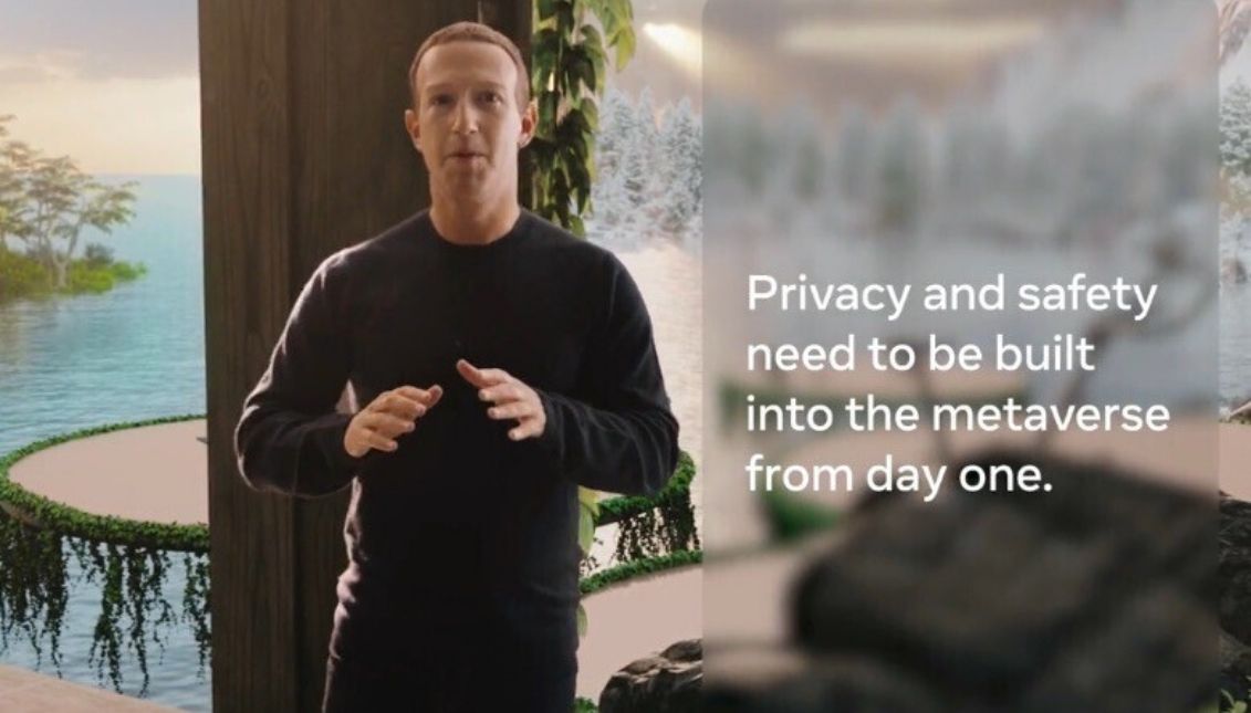 Zuckerberg announces the functionalities of the metaverse. Photo: Video capture