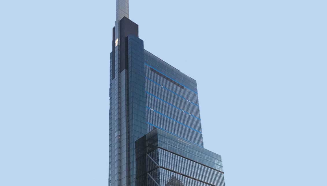 The newly constructed Comcast Technology Center in Philadelphia stands over 1,100 feet tall. 

