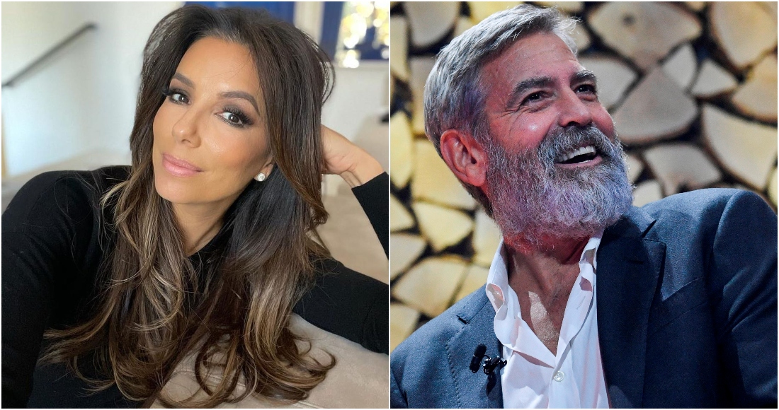 Eva Longoria and George Clooney. Photo from Instagram/EFE.