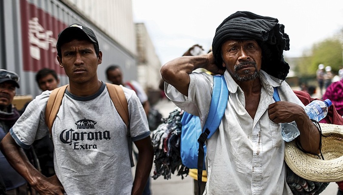 Immigrants on the border. Photo: ASSOCIATED PRESS