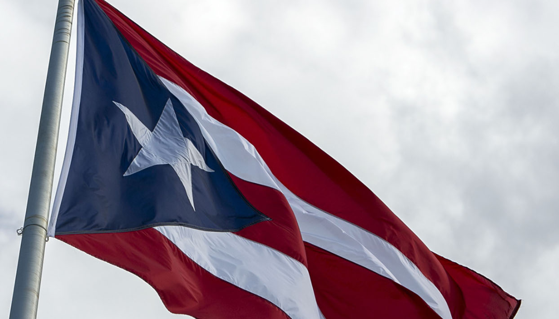 Puerto Rican flag. Photo: Xavier Garcia/Bloomberg