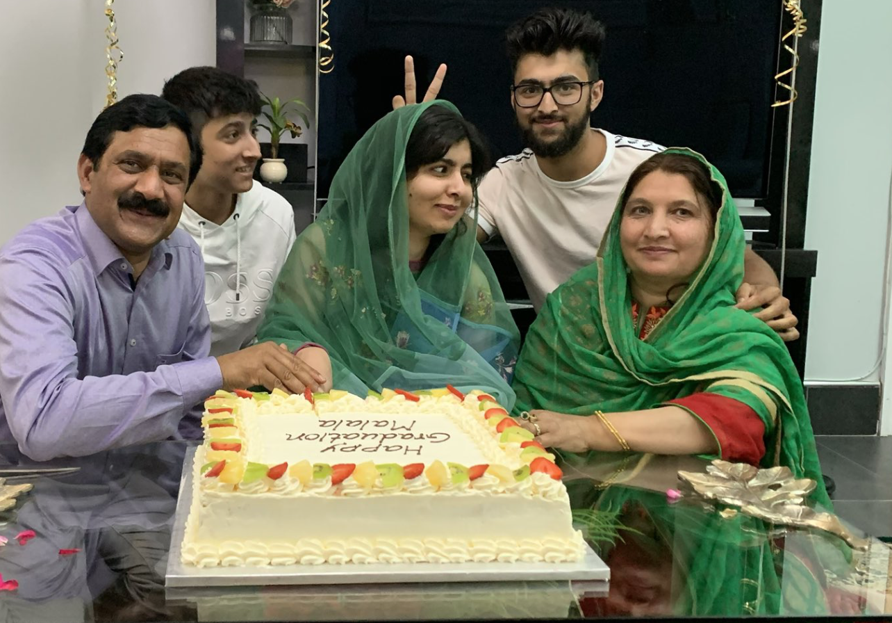 Malala & family