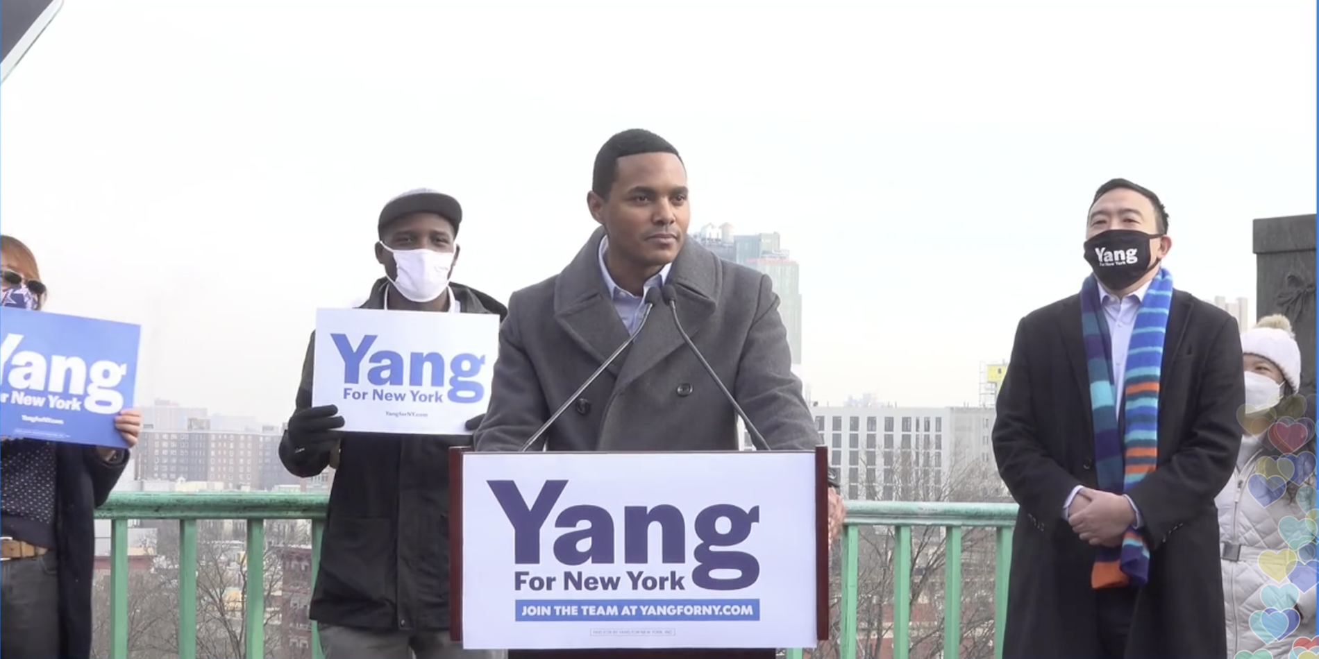 Rep. Ritchie Torres recently announced he'll serve as co-chair of Andrew Yang's NYC mayoral campaign. Photo: Andrew Yang/ Twitter
