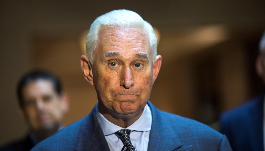 Photograph of September 26, 2017 of Roger Stone, ex-collaborator of US President Donald Trump, during a session before the Intelligence Committee at the Capitol in Washington, United States. Stone was arrested Friday by the FBI at his home in Fort Lauderdale, Florida. EFE/Jim Lo Scalzo