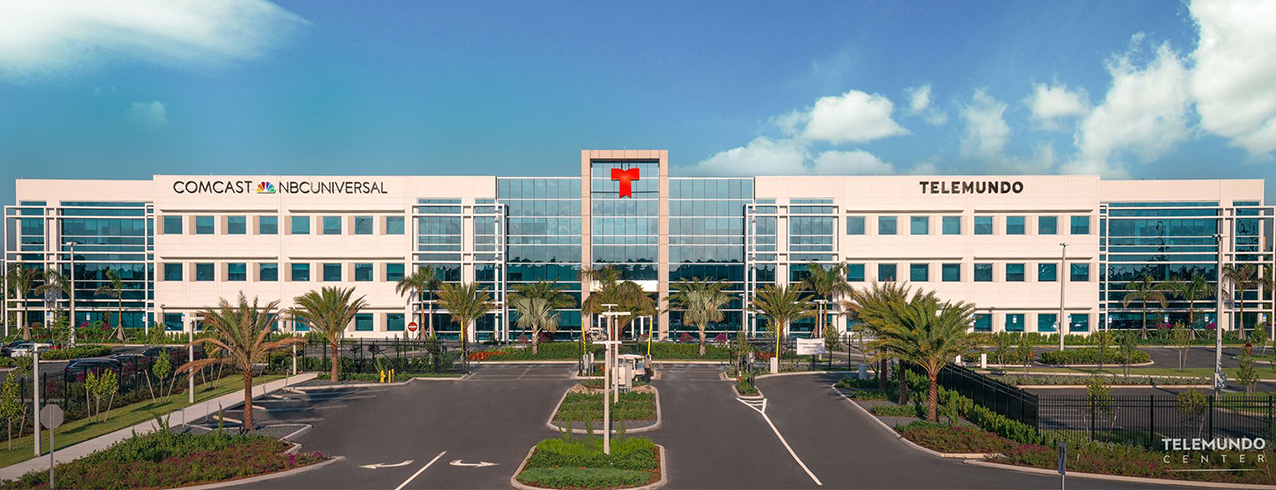 The NBCUniversal Telemundo Enterprises Miami headquarters. Photo: NBCUniversal Telemundo Enterprises. 