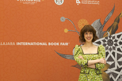 Spanish writer Irene Vallejo at the Guadalajara International Book Fair, Sharjah Guest of Honor. . Guadalajara, Jalisco. Mexico. Saturday, November 26, 2022. (© FIL/Eva Becerra)