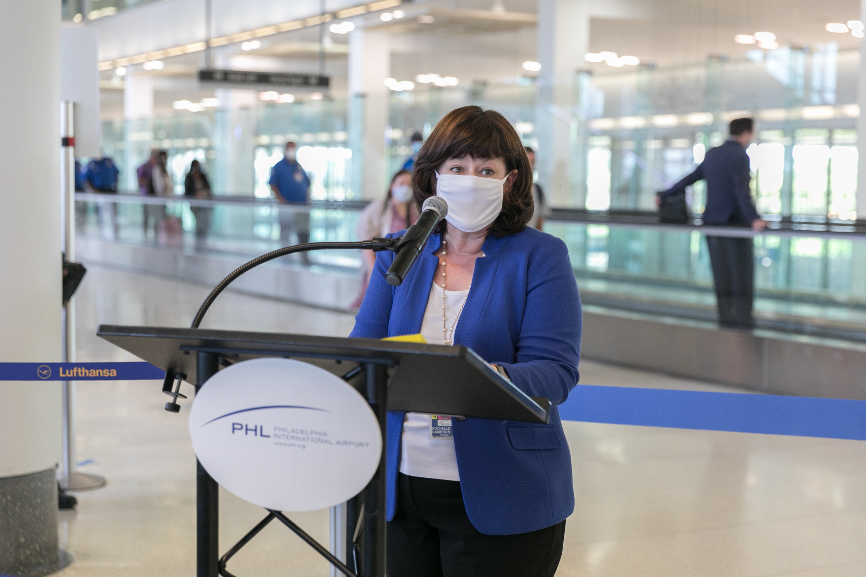 Chellie Cameron has worked tirelessly to get relief for airports due to the pandemic. Photo Courtesy of David Rosenblum/PHL International Airport.